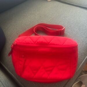 Vera Bradley Red Quilted Ultra Light Large Belt Bag